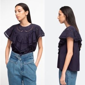 NWT SEA New York Santos Top Medium Navy Size XS